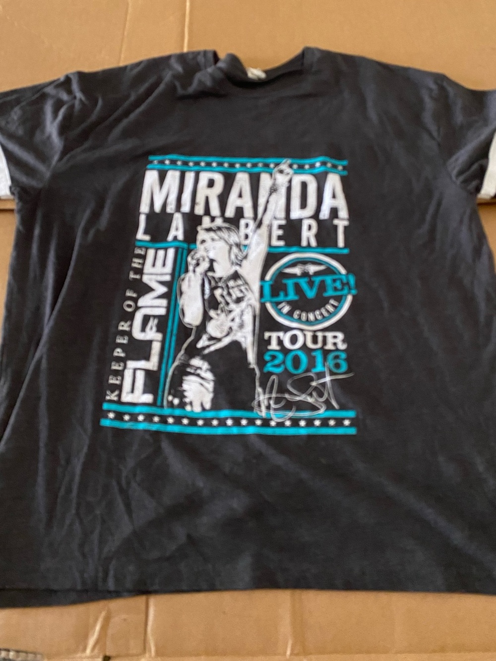 Miranda Lambert Concert Live Tour 2016 Black Graphic Tee 2XL